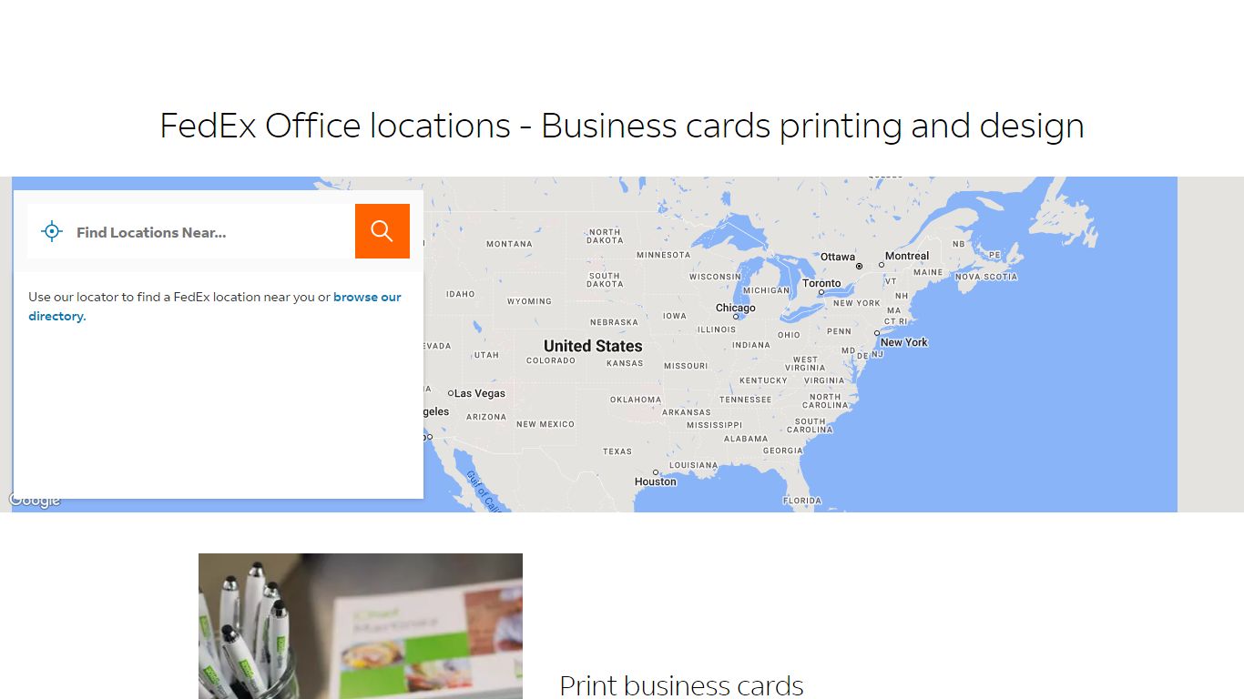 Business cards printing: Design Business Cards Online | FedEx Office